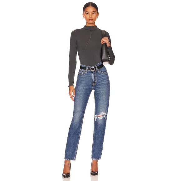 The Line by K Zane Top in Deep Grey Long Sleeve - Picture 4 of 4